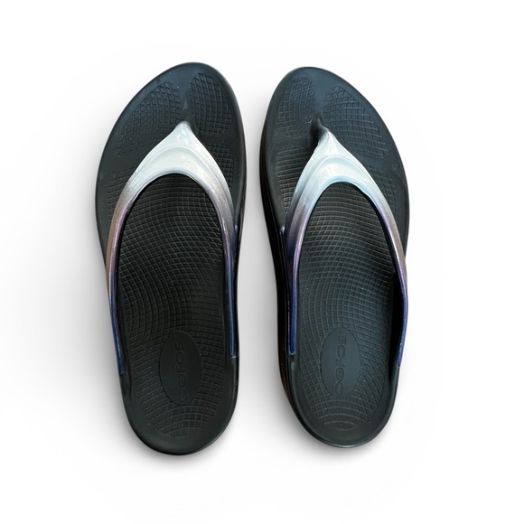 ⭐️ OOFOS Oomega OoLala Luxe Thong sandal flip flop - Calypso size 10 - Picture 8 of 10